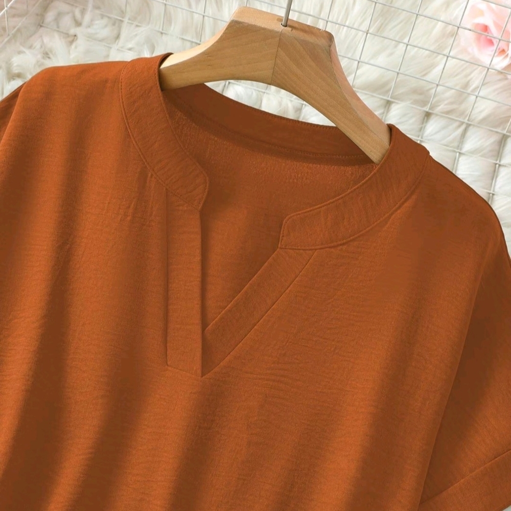 Women's Rust Top - Picture 2 of 5